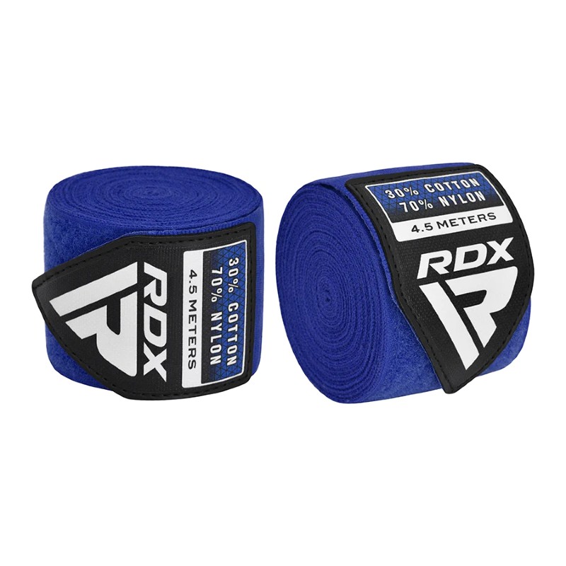 RDX Sports WX 4.5m Hand Wraps for Boxing and MMA Gloves (Blue)